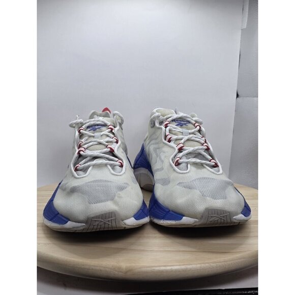 Size 11 - Mens Reebok Zig Kinetica 2 Pure GreyCobalt Blue Running Shoes Sneakers - Picture 2 of 9